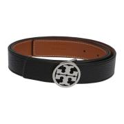 Tory Burch Klassisk Miller Bälte Black, Dam