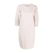 Peserico Midi Dresses Beige, Dam