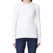 Sportmax Stiliga Sweaters för Sport White, Dam