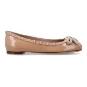 Valentino Garavani Rockstud Ballerina Pink, Dam