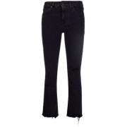 3X1 Flared Jeans Black, Dam