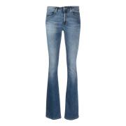 Dondup Vintage Blå Boot-Cut Jeans Blue, Dam