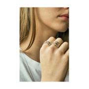 Maria Black Emilie Wrap Ring - Elegant Silver och Guldpläterad Design ...