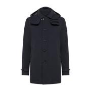 Peuterey Svart Anorak Jacka Black, Herr