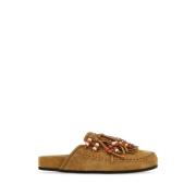 Alanui Suede Mountain Slippers Brown, Herr