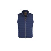 Moorer Ultralätt Gåsdunsgilet Blue, Herr