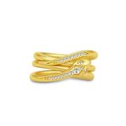 Julie Sandlau Boa Ring Yellow, Dam