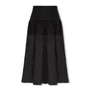 Jil Sander Bomullskjol Black, Dam