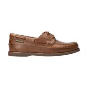 Mephisto Brun Läder Slip-On Sko för Män Brown, Herr