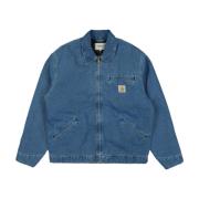 Carhartt Wip Blå/Stone Washed OG Detroit Jacka Blue, Herr