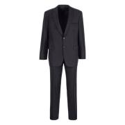 Brioni Single Breasted Suits Blue, Herr