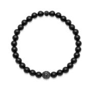 Nialaya Bracelets Black, Herr