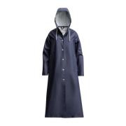 Stutterheim Mosebacke Long Print Navy Blue, Dam