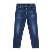 Dondup Kort Jeans Blue, Dam