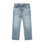 Woodbird Doc Blå Straight Jeans Blue, Herr