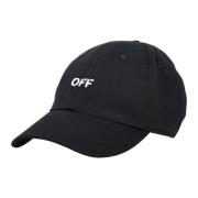 Off White Svart Vit Baseballkeps Black, Herr