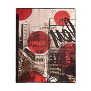 Faliero Sarti New York City Coca-Cola Print Sjal Multicolor, Dam