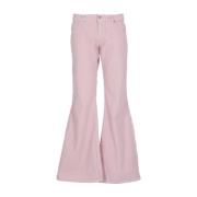 ERL Flared Jeans Pink, Dam