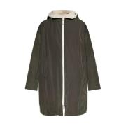 Yves Salomon Reversible Jacka with logo Green, Dam