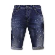 Local Fanatic Slim Fit Jeansshorts Herr Online - 1026-Sh Blue, Herr