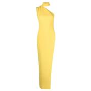 Monot Maxi Dresses Yellow, Dam