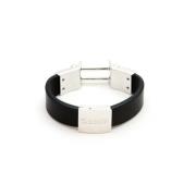 Ballin Amsterdam läderarmband Black, Dam