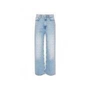 Samsøe Samsøe Breda Denim Jeans Blue, Dam