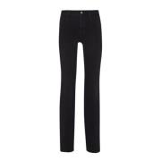 Liu Jo Bootcut Jeans med hög midja Black, Dam