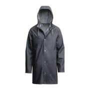 Stutterheim Lättvikts Kolgrå Regnrock Black, Unisex