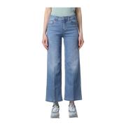 Liu Jo Perfekta Cropped Flare Jeans Blue, Dam