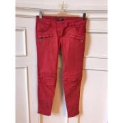 Balmain Pre-owned Pre-owned Bomull jeans Pink, Dam