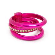 Panconesi Hot Pink Chrome Solar Ring Pink, Dam