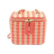 Chanel Vintage Pre-owned Canvas chanel-vskor Pink, Dam