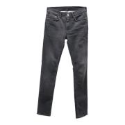 Acne Studios Pre-owned Pre-owned Bomull jeans Black, Dam