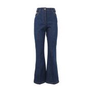 Patou Flared Jeans Blue, Dam