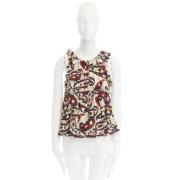 Isabel Marant Pre-owned Pre-owned Silke toppar White, Dam