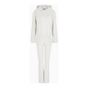 Emporio Armani EA7 Damoverall med Breda ärmar White, Dam