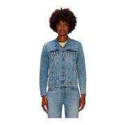 7 For All Mankind DenimDenim Jacka Blue, Dam