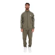 Adidas Herr Olive Basic 3Stripes Träningsdräkt Green, Herr