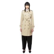 Burberry Modern Bomull Trenchcoat Brown, Dam