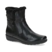 Caprice Svarta Nappa Stängda Booties Black, Dam