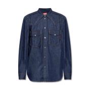 Diesel ‘D-Ocean’ denimskjorta Blue, Herr