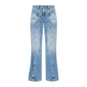 Diesel Bred Ben Blå Jeans Blue, Dam