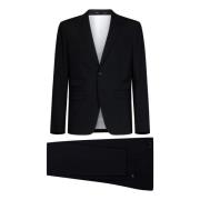 Dsquared2 Svart Slim-Fit Kostym Black, Herr