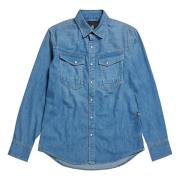 G-star Denim Shirts Blue, Herr