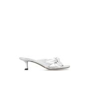 Jimmy Choo ‘Avenue’ klackmules i läder Gray, Dam