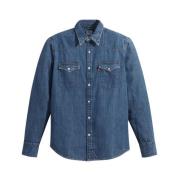 Levi's Denim Shirts Blue, Herr