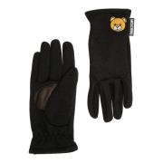 Moschino Teddybjörn Handskar Black, Dam