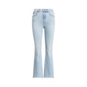 Polo Ralph Lauren Retro Flared Jeans Blue, Dam