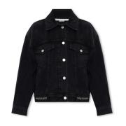 Stella McCartney Jeansjacka Black, Dam